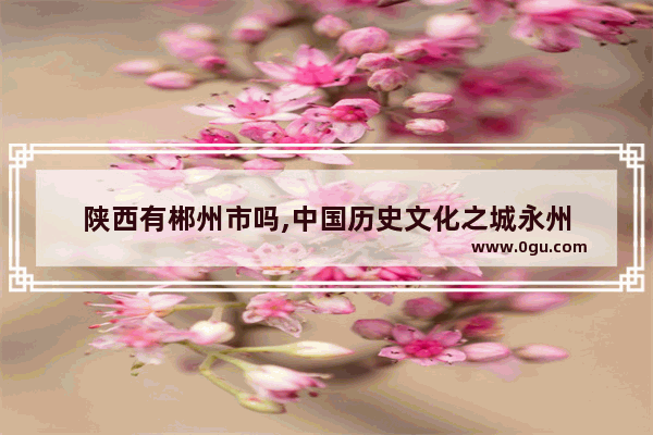 陕西有郴州市吗,中国历史文化之城永州
