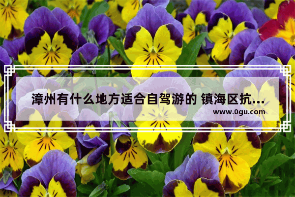 漳州有什么地方适合自驾游的 镇海区抗倭历史文化