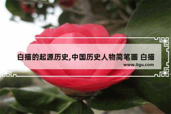 白描的起源历史,中国历史人物简笔画 白描