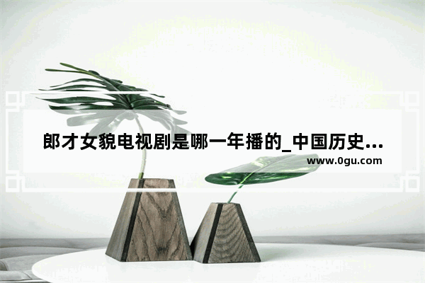 郎才女貌电视剧是哪一年播的_中国历史上郎才女貌