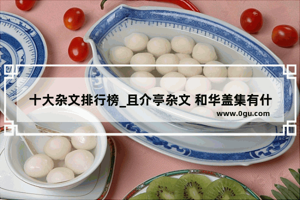 十大杂文排行榜_且介亭杂文 和华盖集有什么不同