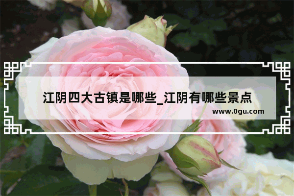 江阴四大古镇是哪些_江阴有哪些景点