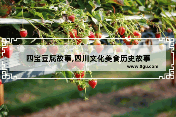 四宝豆腐故事,四川文化美食历史故事