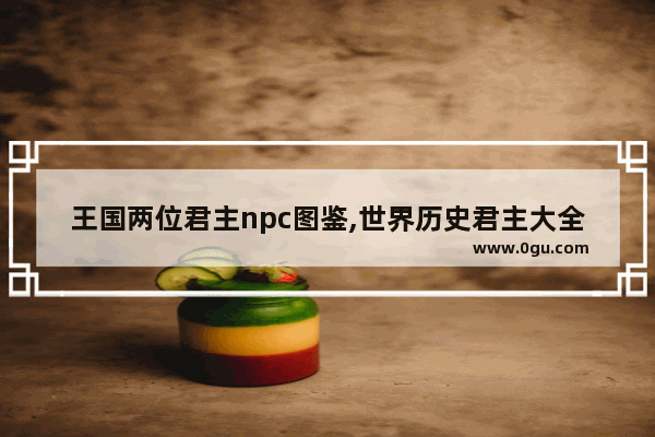 王国两位君主npc图鉴,世界历史君主大全图鉴