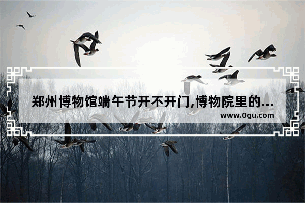 郑州博物馆端午节开不开门,博物院里的端午习俗