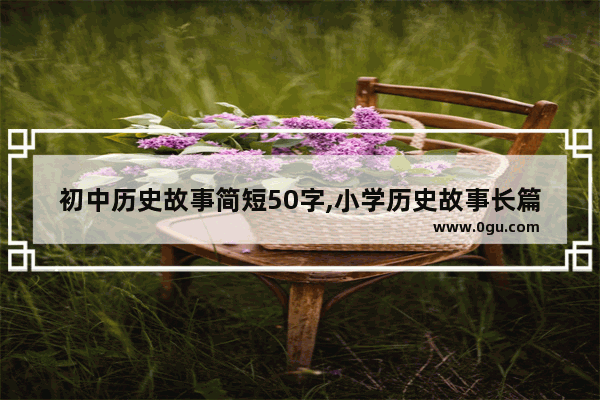 初中历史故事简短50字,小学历史故事长篇小说