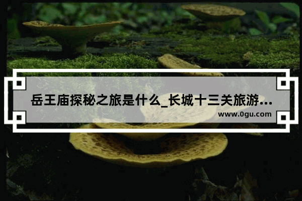 岳王庙探秘之旅是什么_长城十三关旅游攻略