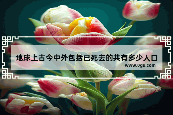 地球上古今中外包括已死去的共有多少人口