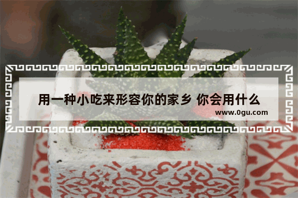 用一种小吃来形容你的家乡 你会用什么