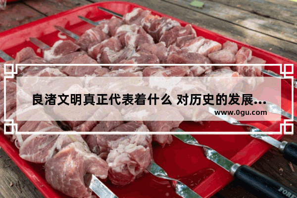 良渚文明真正代表着什么 对历史的发展进程有什么影响