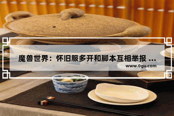 魔兽世界：怀旧服多开和脚本互相举报 大量工作室“血本无归” 如何评价