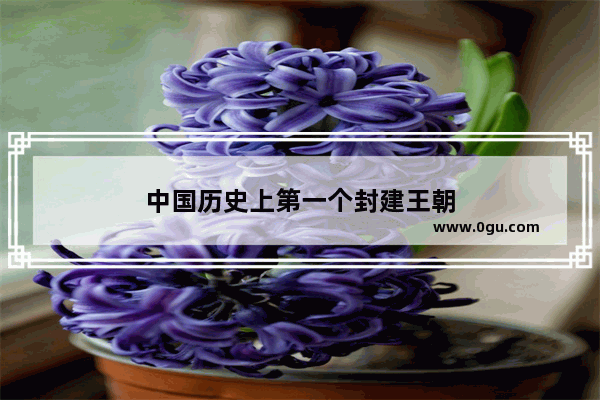 中国历史上第一个封建王朝