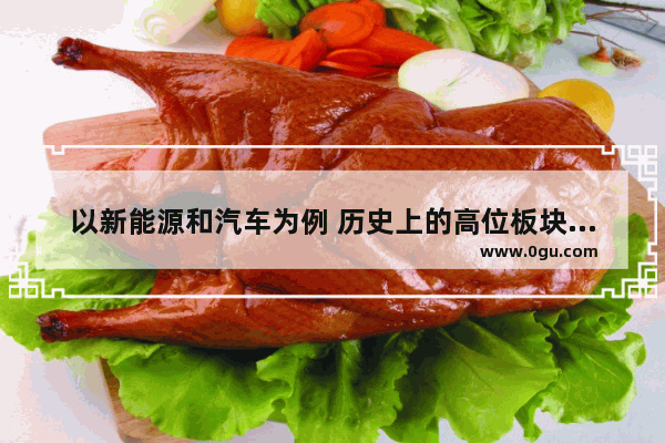 以新能源和汽车为例 历史上的高位板块见顶有什么规律