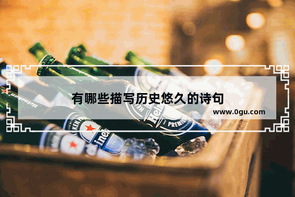 有哪些描写历史悠久的诗句
