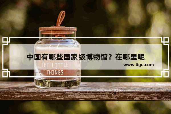 中国有哪些国家级博物馆？在哪里呢