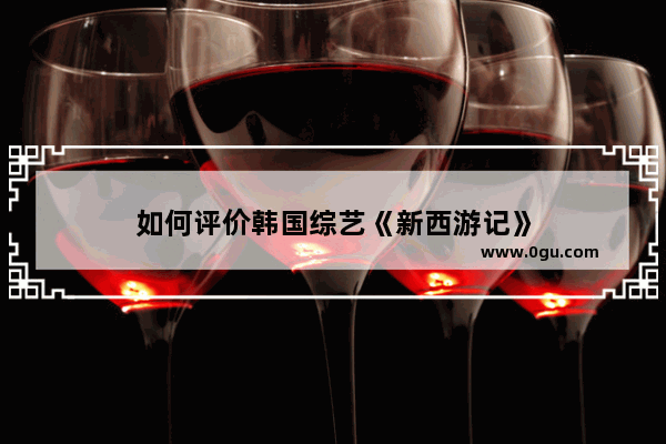 如何评价韩国综艺《新西游记》