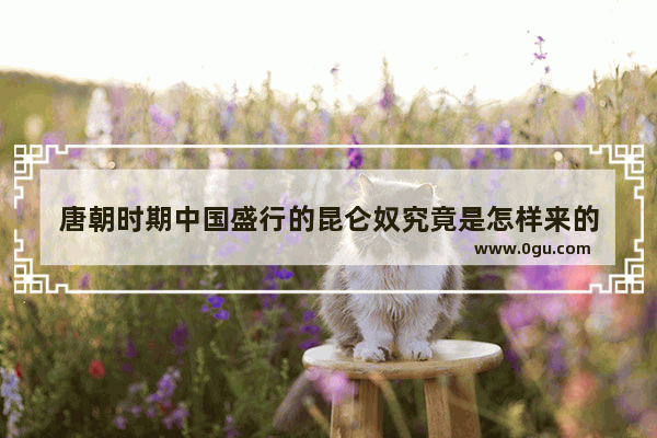 唐朝时期中国盛行的昆仑奴究竟是怎样来的