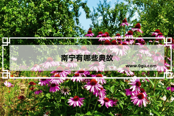 南宁有哪些典故