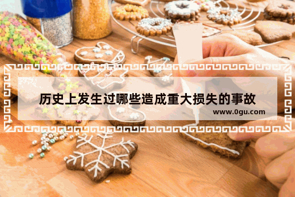 历史上发生过哪些造成重大损失的事故