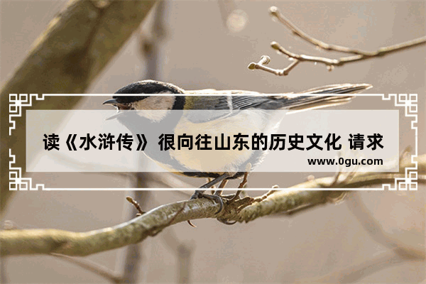 读《水浒传》 很向往山东的历史文化 请求各位山东大神说说山东有哪些历史文化名城