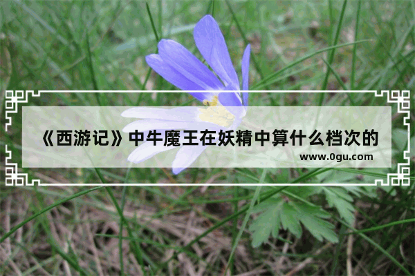 《西游记》中牛魔王在妖精中算什么档次的