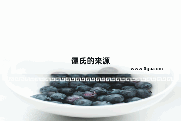 谭氏的来源