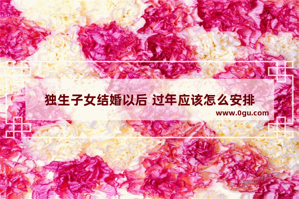 独生子女结婚以后 过年应该怎么安排