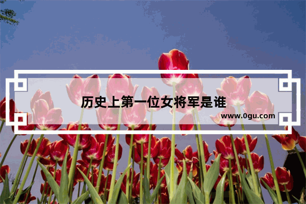 历史上第一位女将军是谁