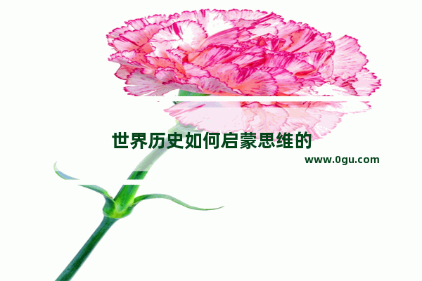 世界历史如何启蒙思维的