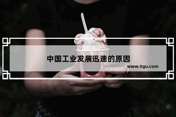 中国工业发展迅速的原因