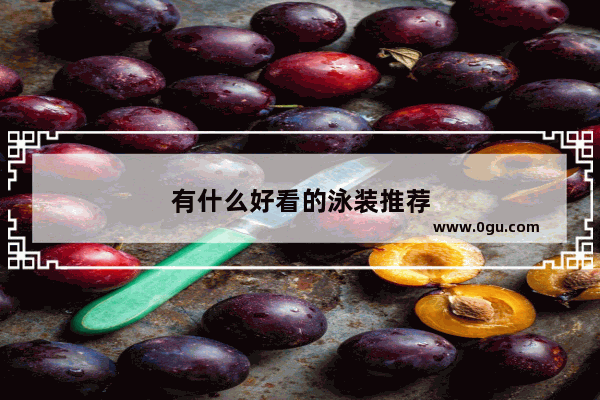 有什么好看的泳装推荐