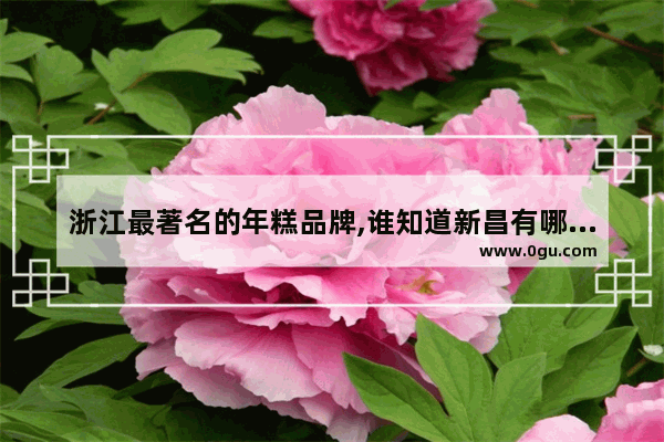浙江最著名的年糕品牌,谁知道新昌有哪些特色小吃 越多越好哦