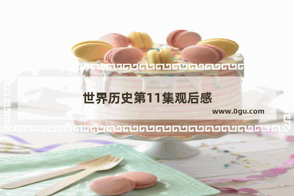 世界历史第11集观后感