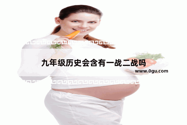 九年级历史会含有一战二战吗