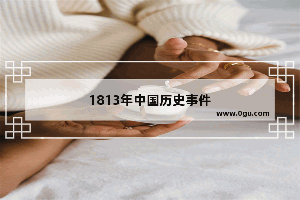 1813年中国历史事件