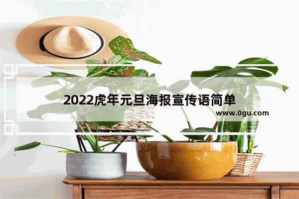 2022虎年元旦海报宣传语简单
