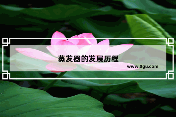 蒸发器的发展历程
