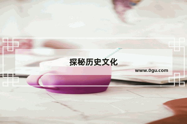 探秘历史文化