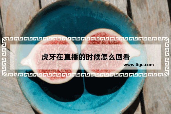 虎牙在直播的时候怎么回看