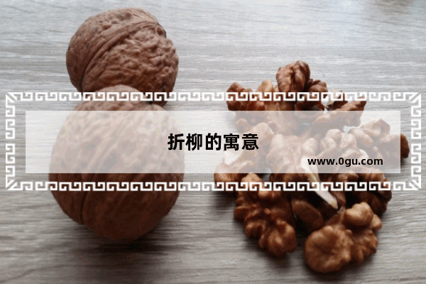 折柳的寓意