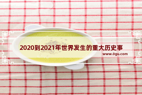 2020到2021年世界发生的重大历史事件