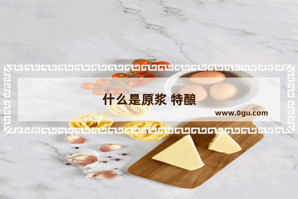 什么是原浆 特酿