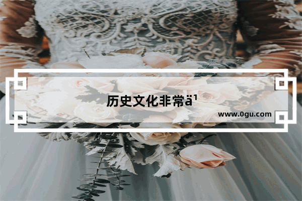 历史文化非常久远