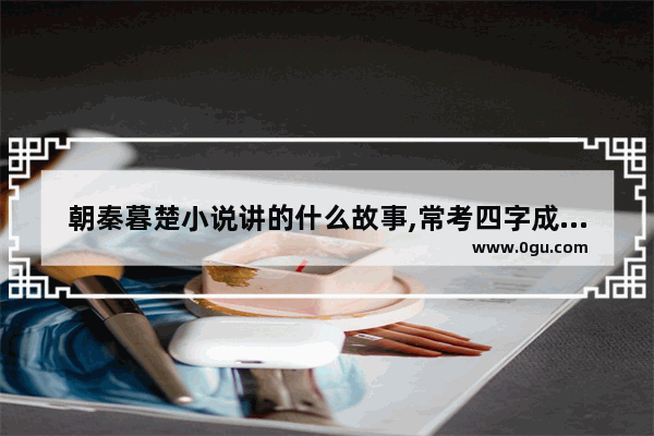 朝秦暮楚小说讲的什么故事,常考四字成语及注释