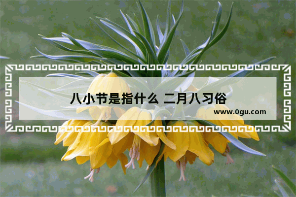 八小节是指什么 二月八习俗
