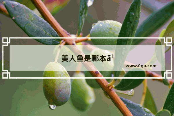 美人鱼是哪本书里的人物