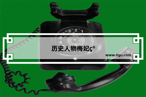 历史人物梅妃简介