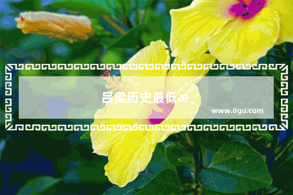 吕梁历史最低温度