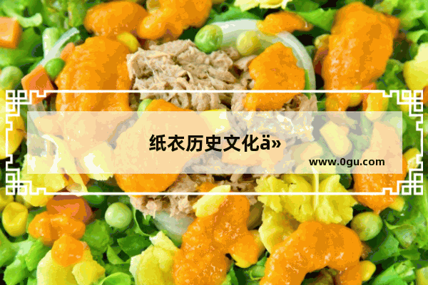 纸衣历史文化介绍