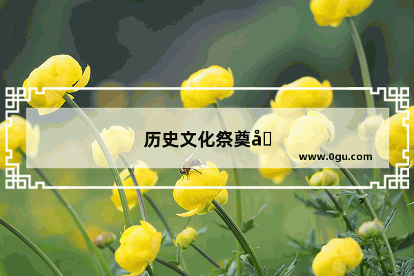 历史文化祭奠图片